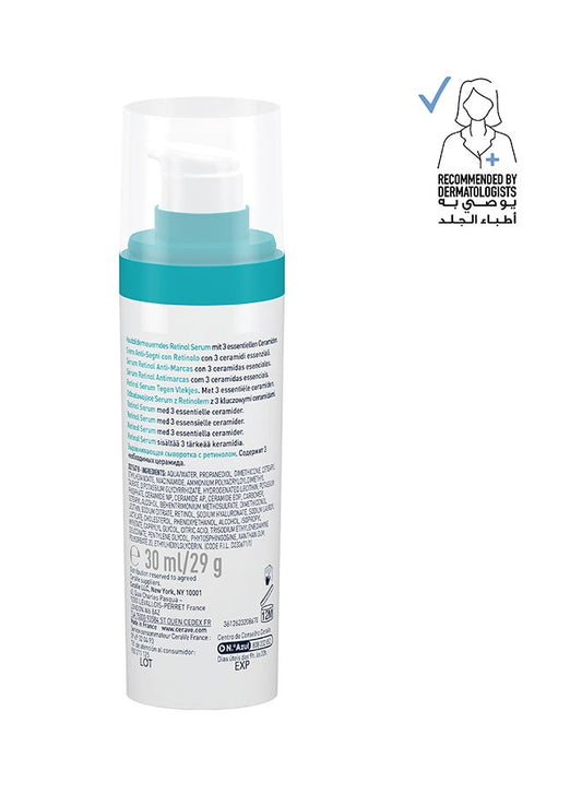 Resurfacing Retinol Serum To Reduce The Appearance Of Post-Acne Marks And Pores With Retinol, Licorice Root Extract & Niacinamide 30ml