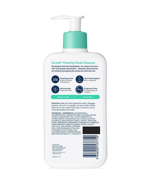 Foaming Cleanser For Normal To Oily Skin With Hyaluronic Acid 355ml